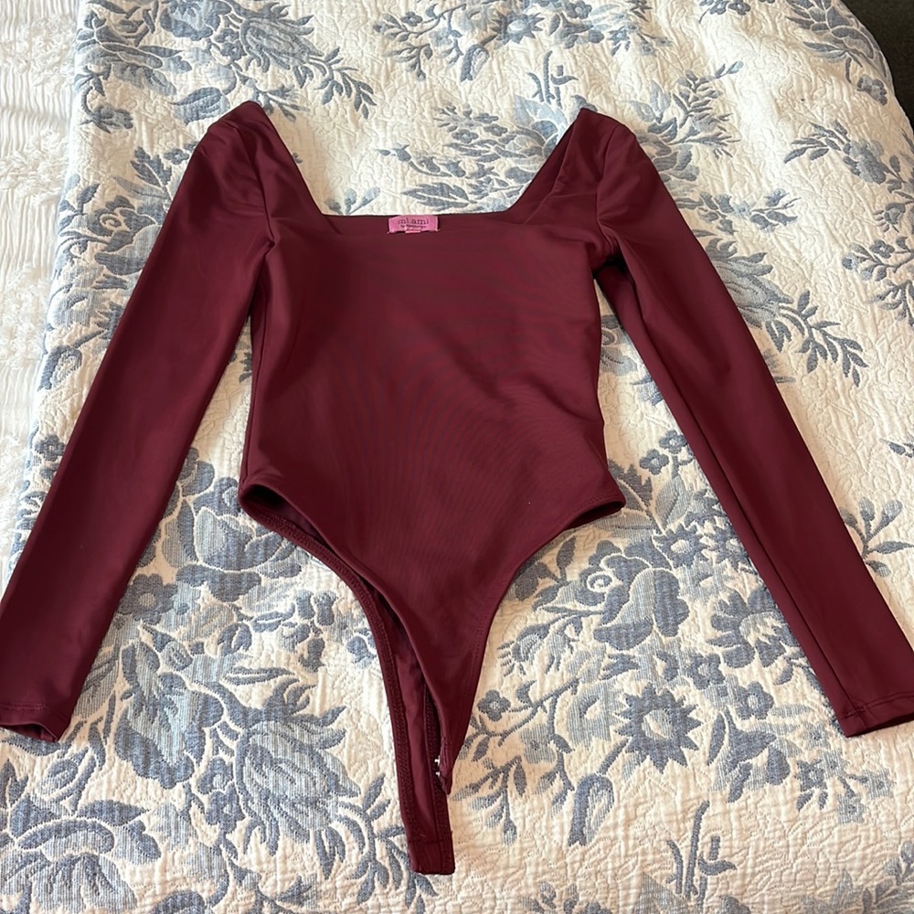 Franchescas red bodysuit